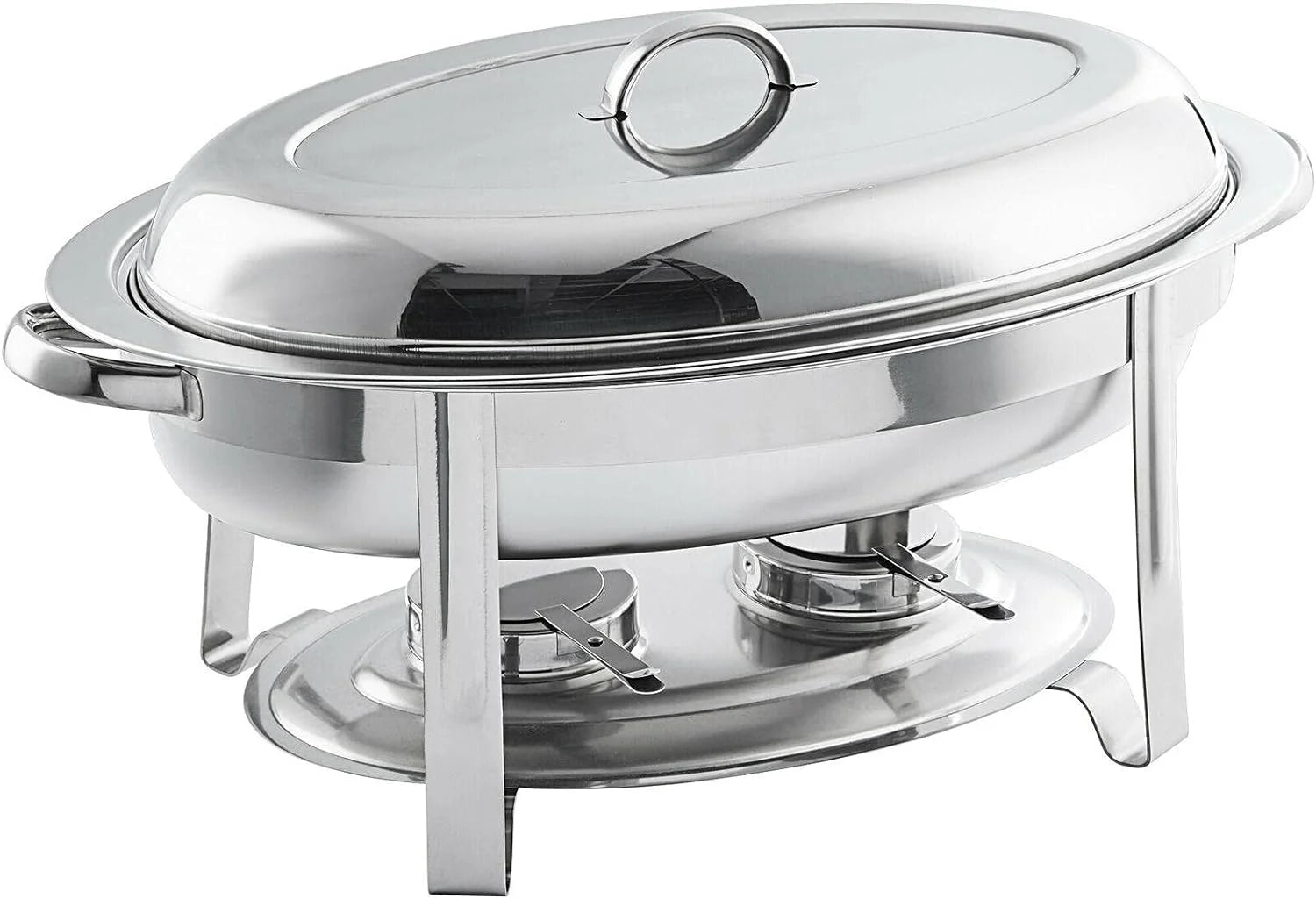 Oval Stainless Steel Chafer Chafing Dish Food Warmer Buffet Set G78311