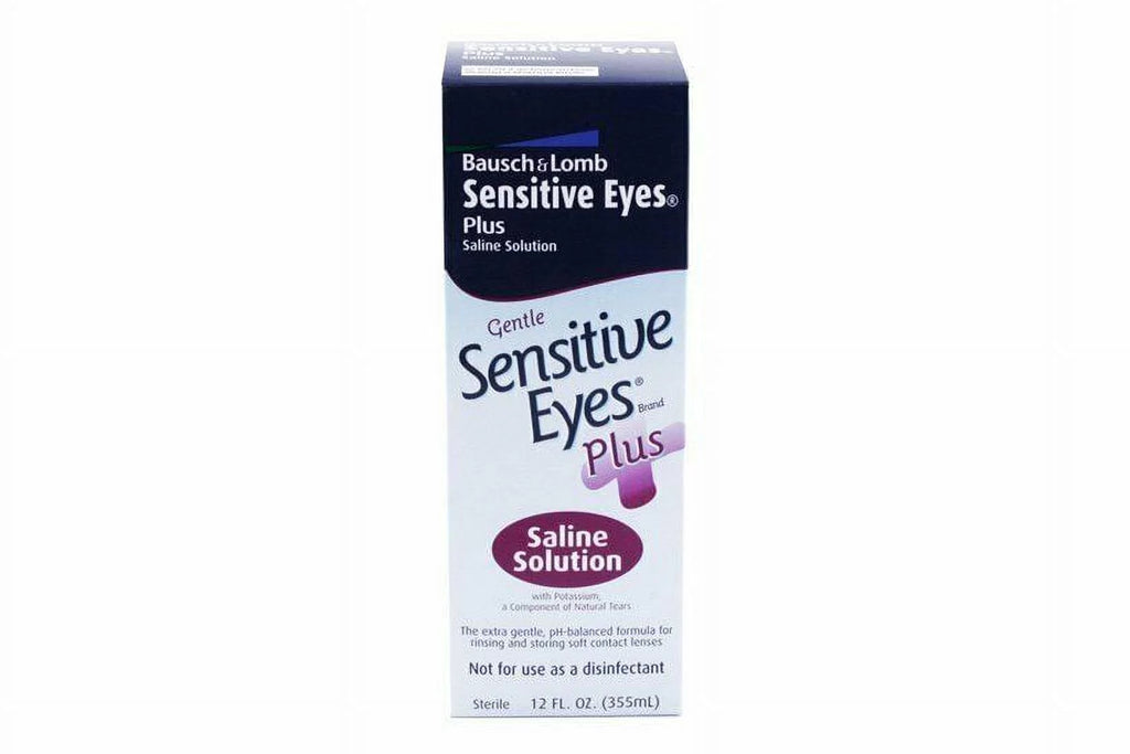 Sensitive Eyes Plus Saline Solution 12 oz, 6 Pack T132