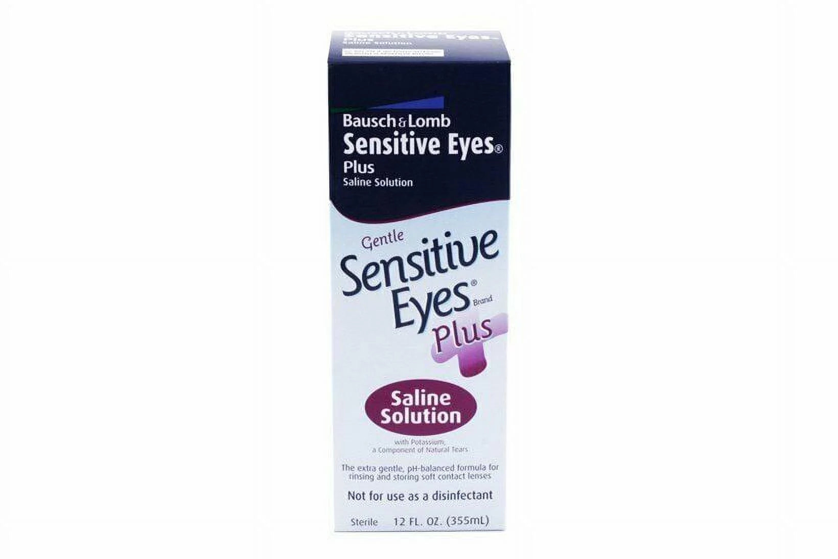 Sensitive Eyes Plus Saline Solution 12 oz, 6 Pack T132
