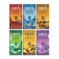 Lily's Chocolate Variety 6 Pack | Made with Stevia, No Added Sugar, Low- Carb, Keto Friendly | 6 Flavors, 1 Bar each | Sampler, Gift Set