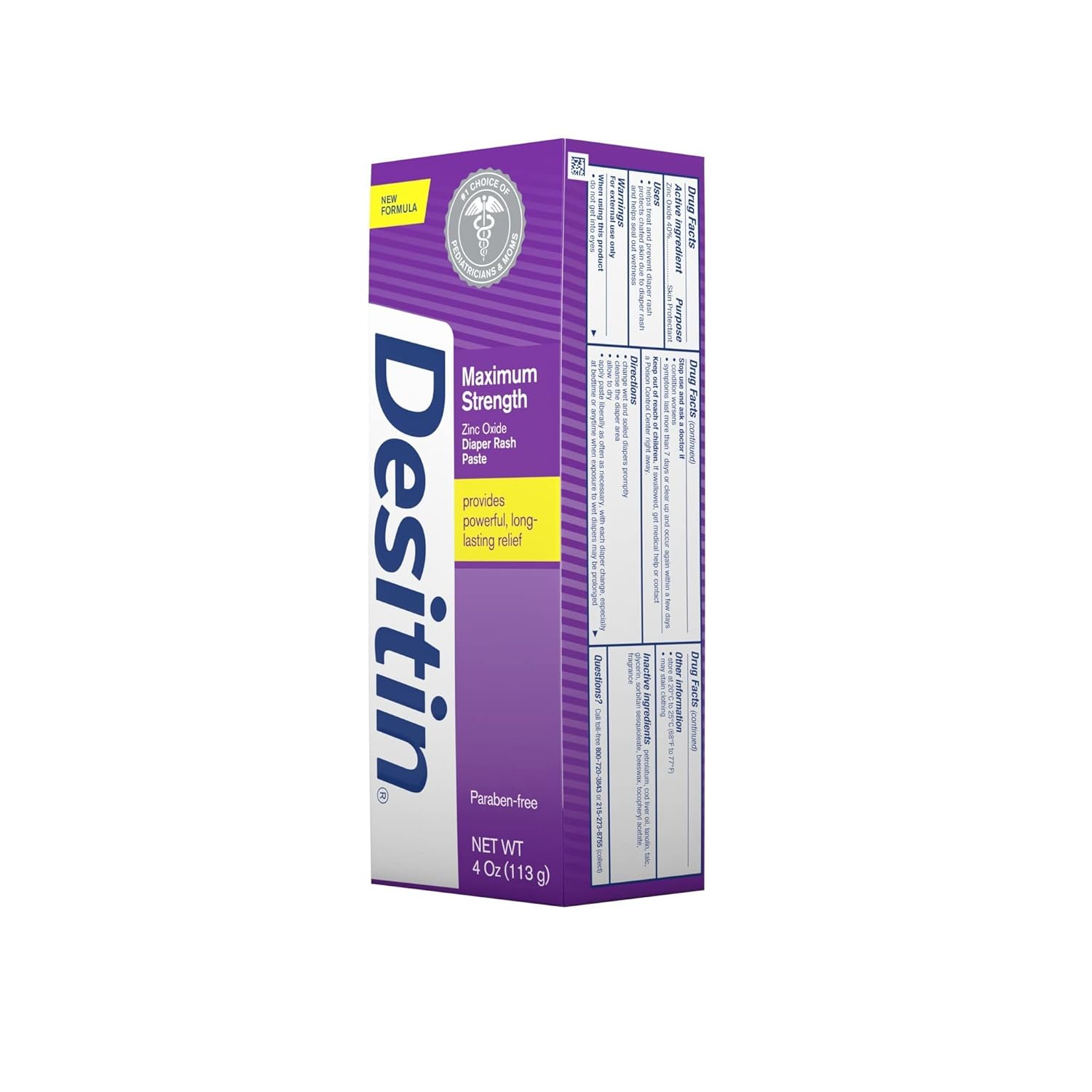 Desitin Ointment, 4oz. per Tube I869