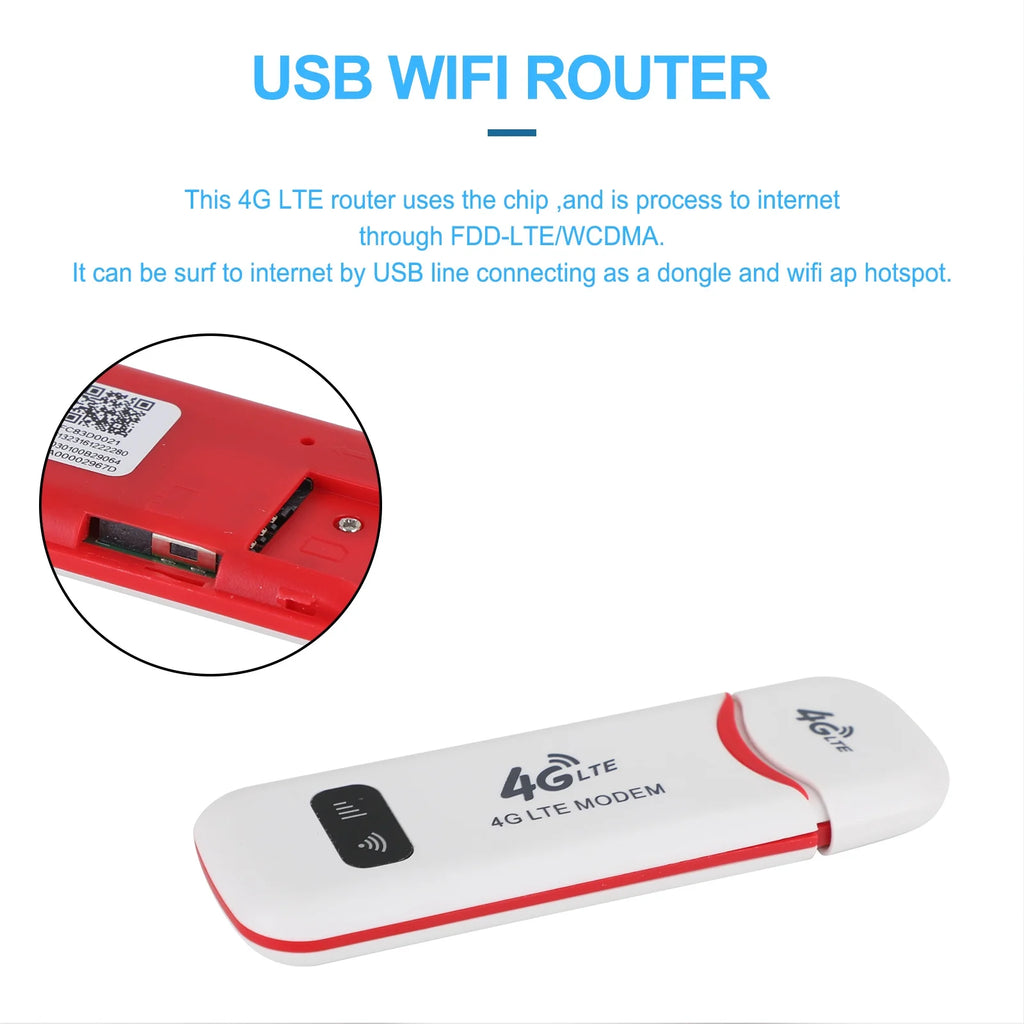 Portable 4G LTE WiFi Hotspot USB Modem T391536