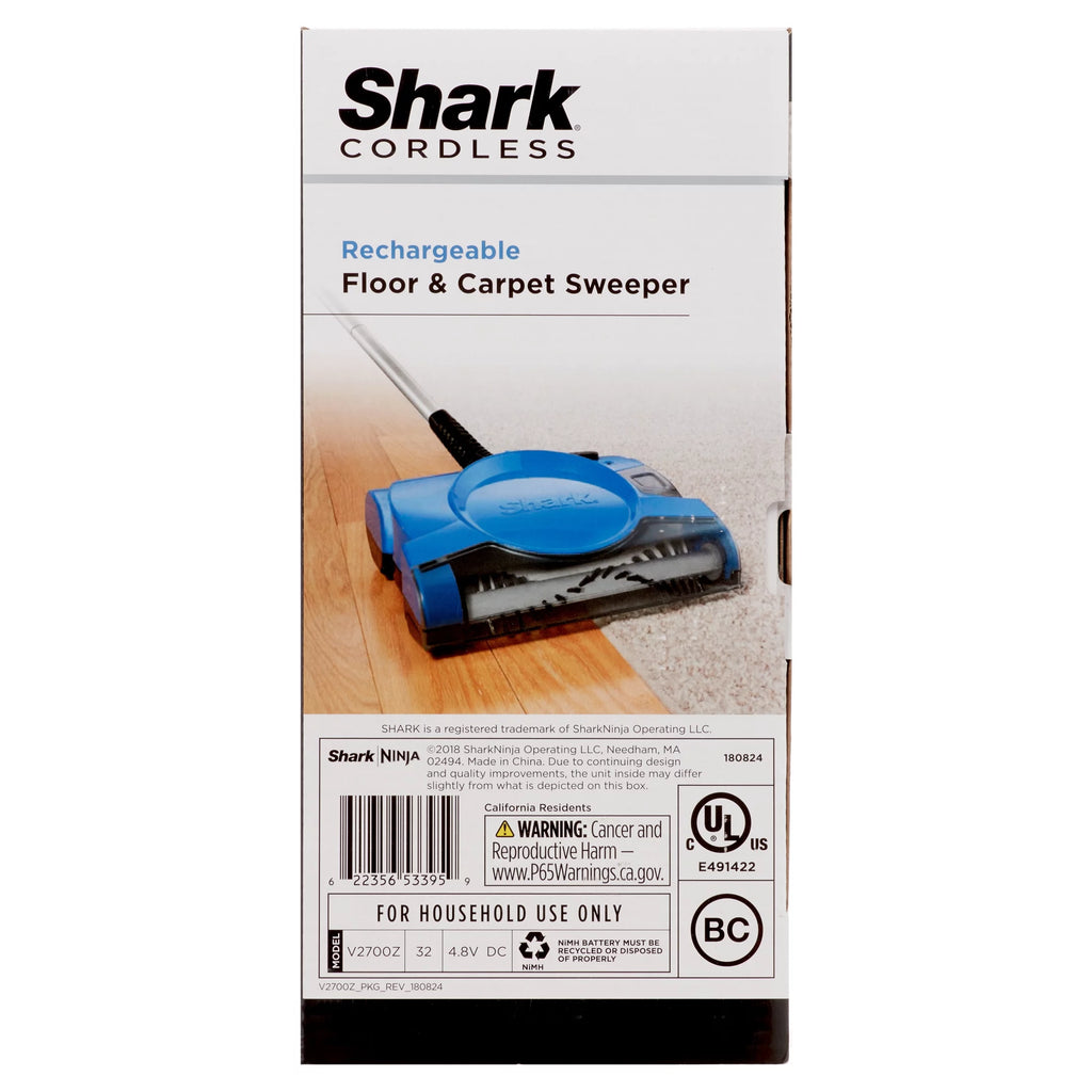 Cordless Rechargeable Floor and Carpet Sweeper A382263