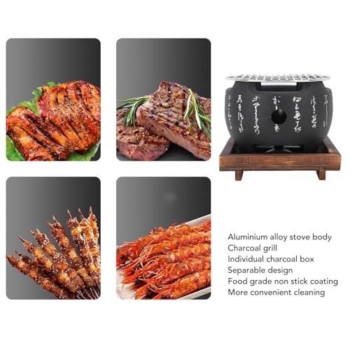 Mini Portable Charcoal BBQ Grill for Camping N44383