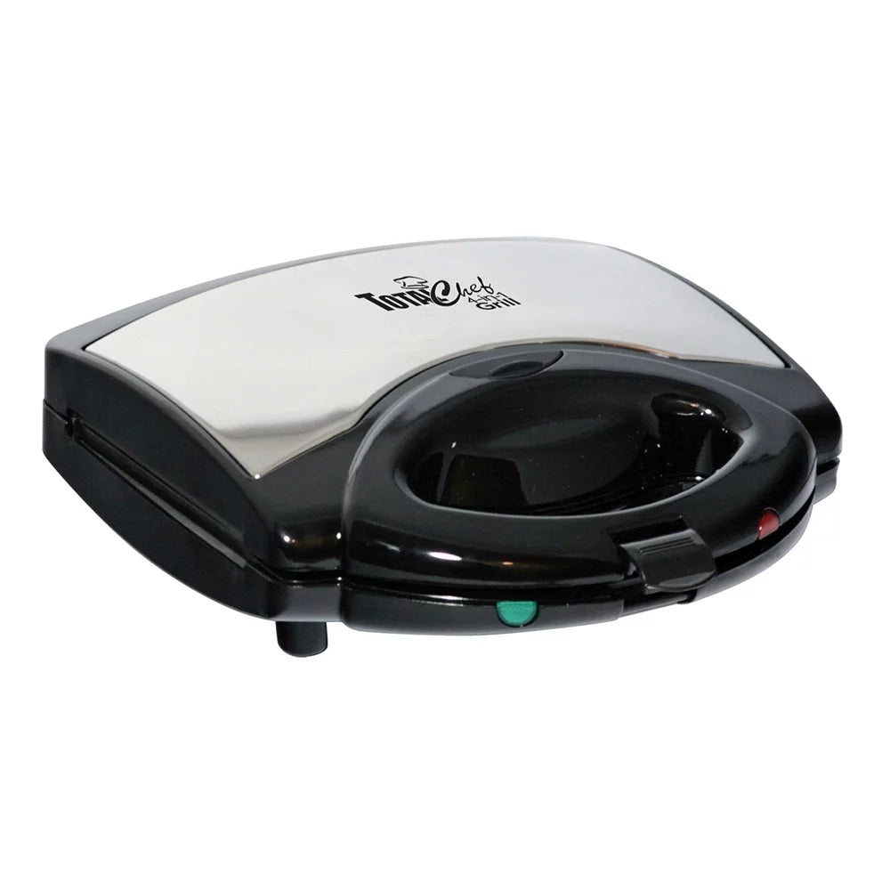 4-in-1 Waffle Maker, Indoor Grill, Sandwich Maker, Panini Press, Electric Griddle, Removable Non-Stick Plates H92613