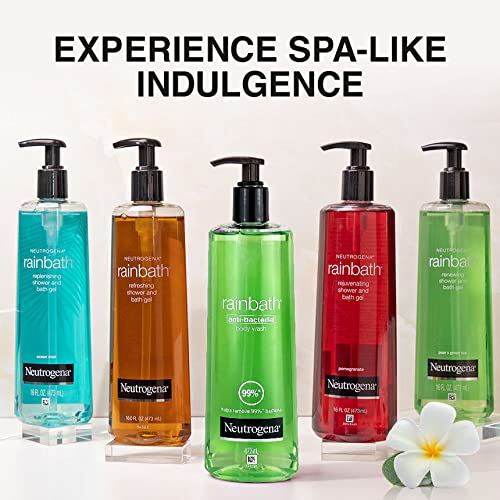 Moisturizing Shower and Bath Gel with Pear and Green Tea Scent, 16 fl oz F209