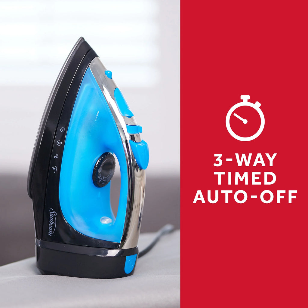 1400W Steam Iron with Shot of Steam and Retractable Cord C2167