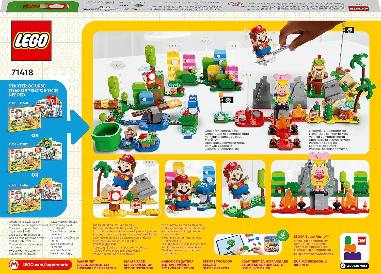 Super Mario Creative Box Building Toy Set J135929