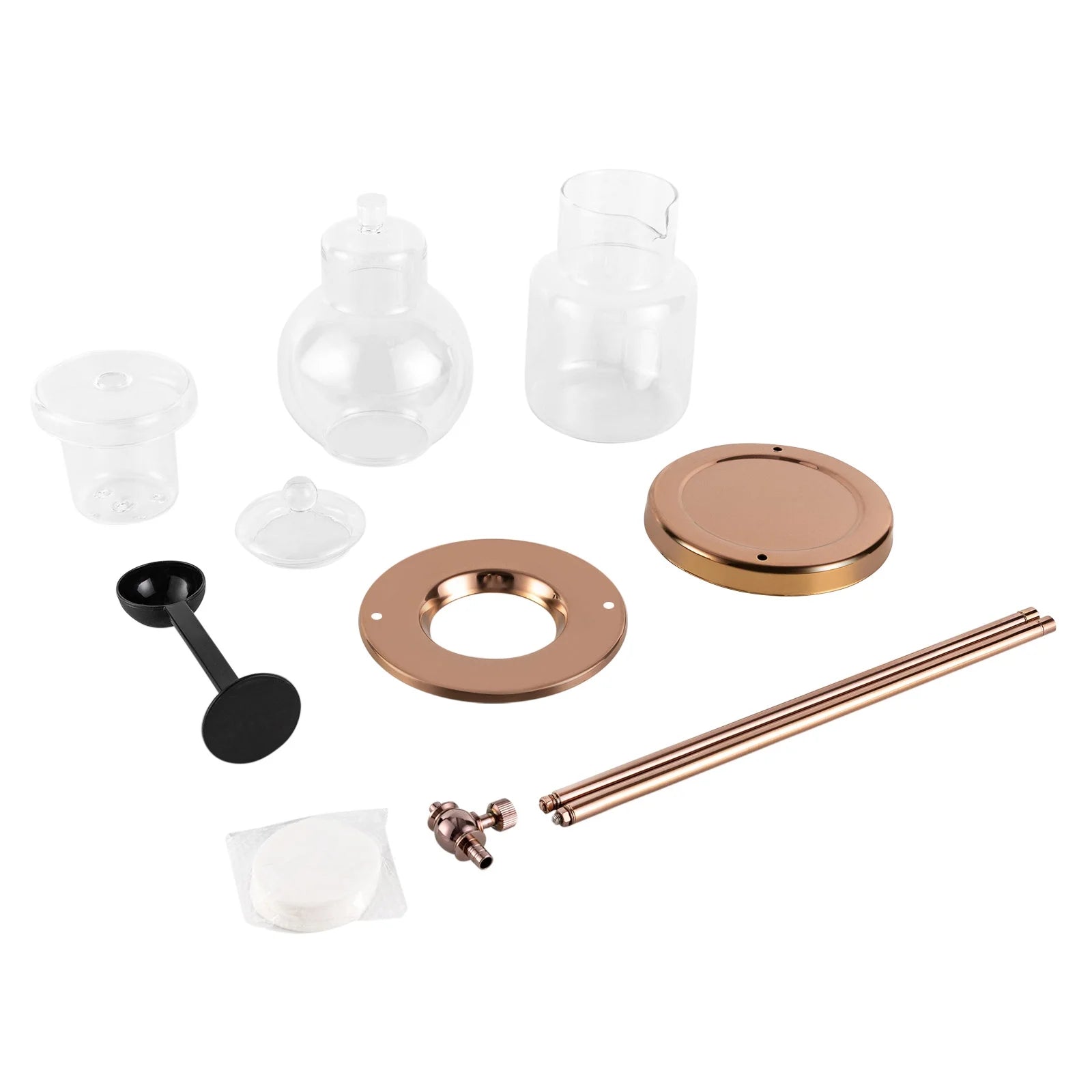 Cold Brew Coffee Maker Iced Dripper Pot 600ml Gold W1233