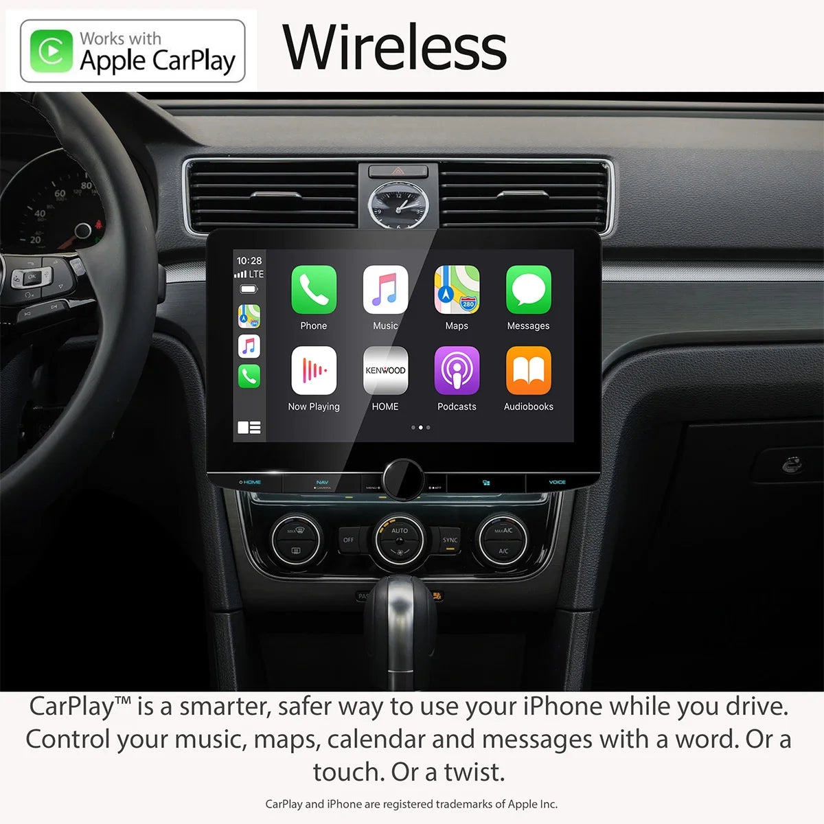 10.1" High Definition Navigation Car Stereo Receiver with Capacitive Touch Panel P2715