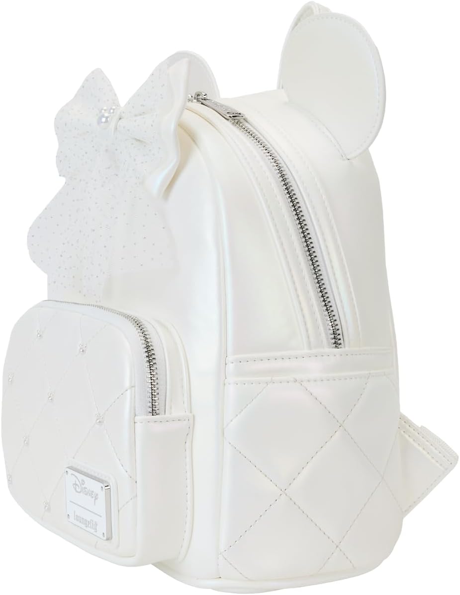 Disney Minnie Mouse Iridescent Wedding Mini Backpack Q576450