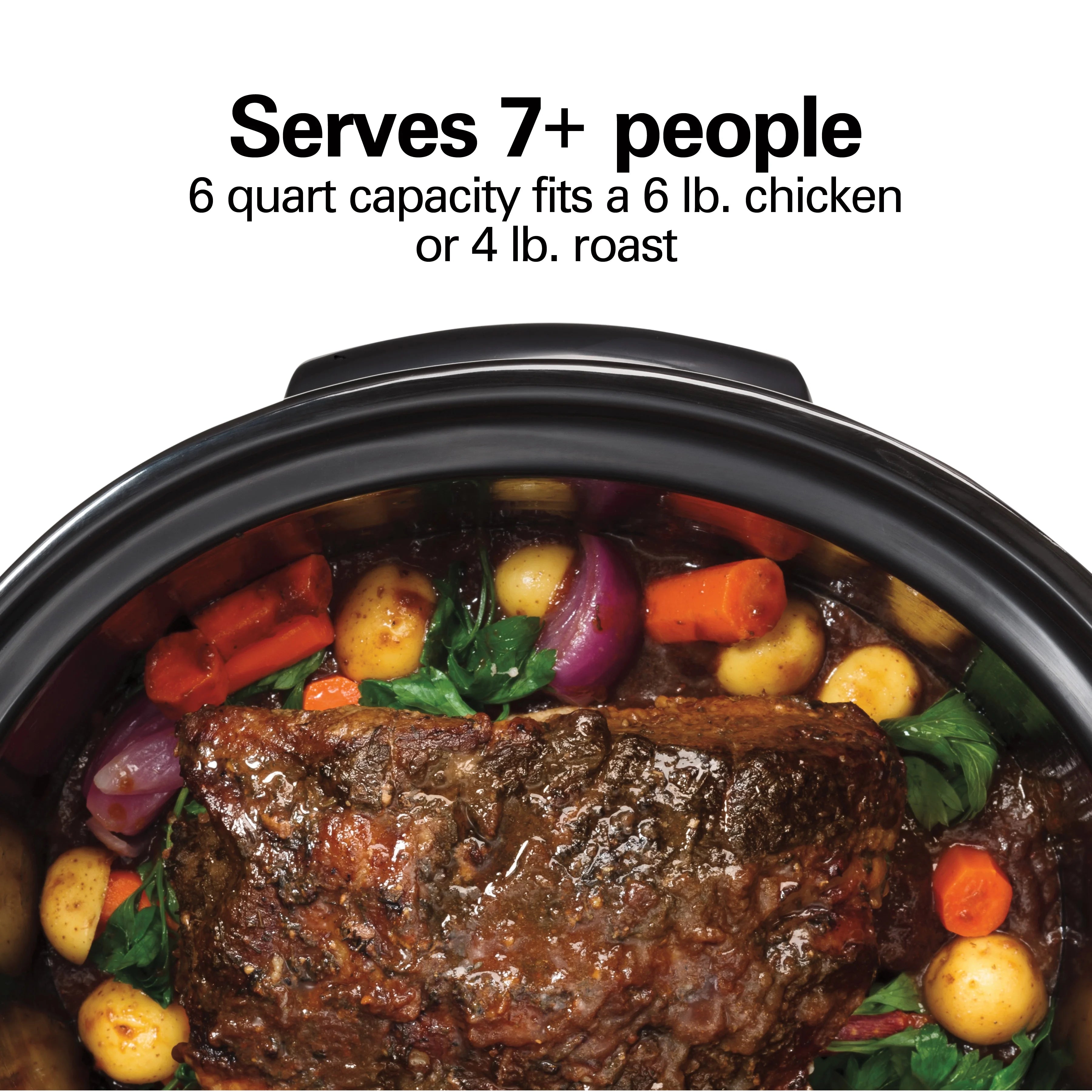 Programmable Slow Cooker, 6 Quart, Removable Crock C700206