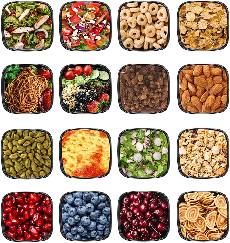 50 Pack Meal Prep Containers with Lids, 8.5 oz, Stackable, Microwave Safe I927032