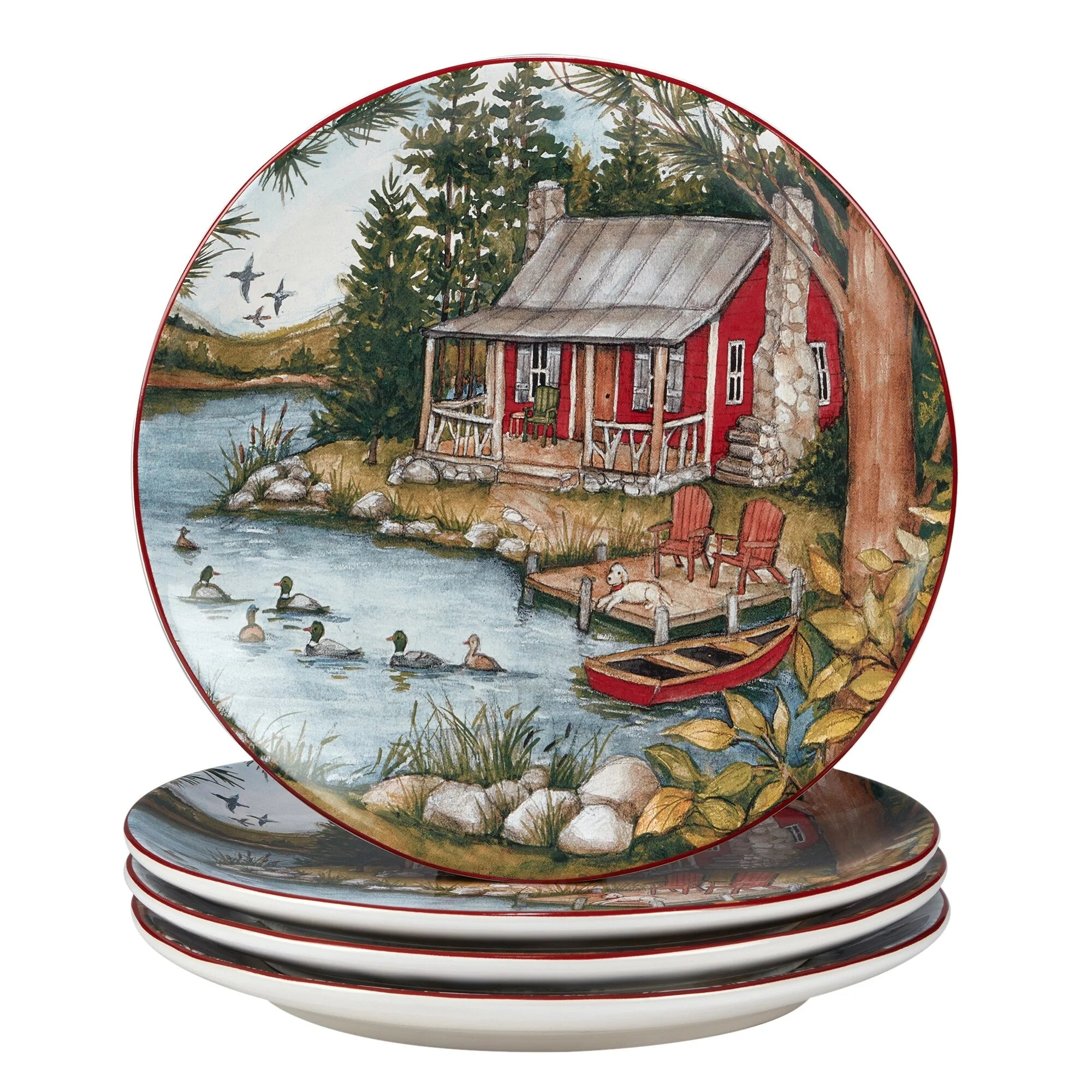 16 pc Dinnerware Set, Service for 4 X8971