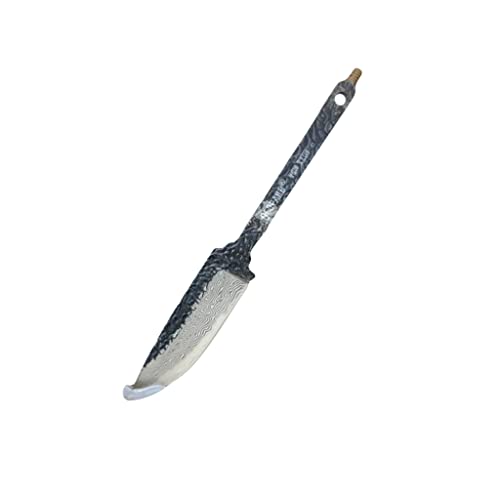 Blank Blade for the Knifemaking | VG10 Damascus San Mai Full Tang | DIY Blank Blade for Custom Knife | Blade for Outdoor & Camping (Blank Blade)