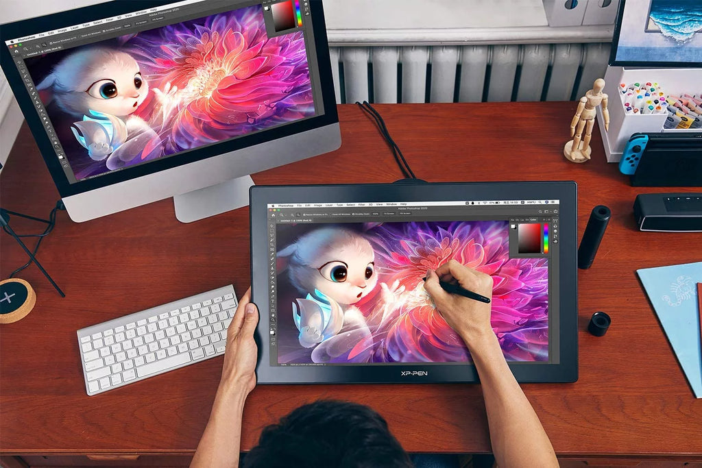 Graphics Tablet 21.5 Inch Drawing Display with Screen for Windows Mac Y659