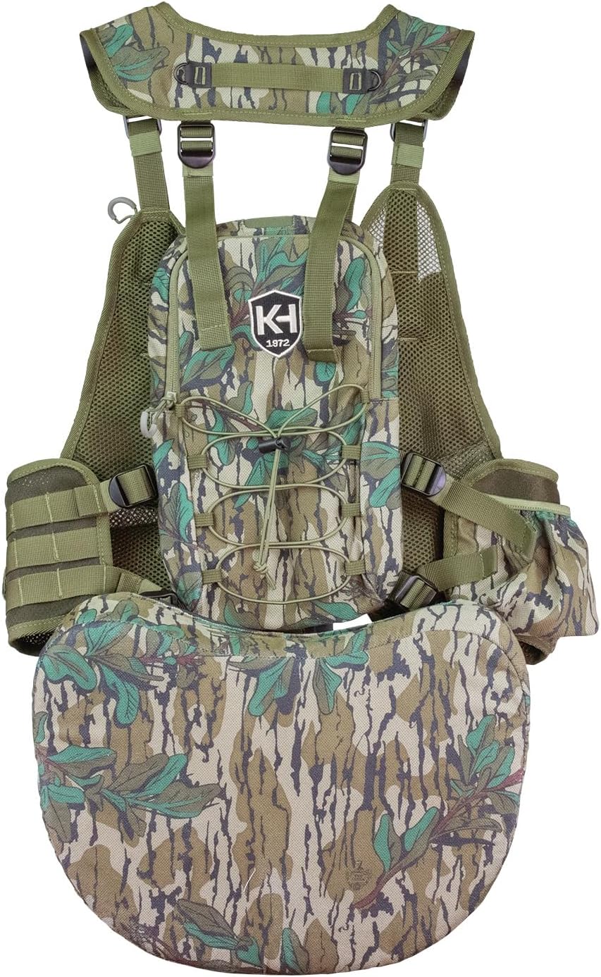 Turkey Hunting Vest with Mossy Oak Camo L9848