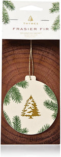 Thymes Decorative Sachet - Frasier Fir - Scented with Notes of Siberian Fir, Cedarwood, and Sandalwood - Hostess Gift for The Holidays