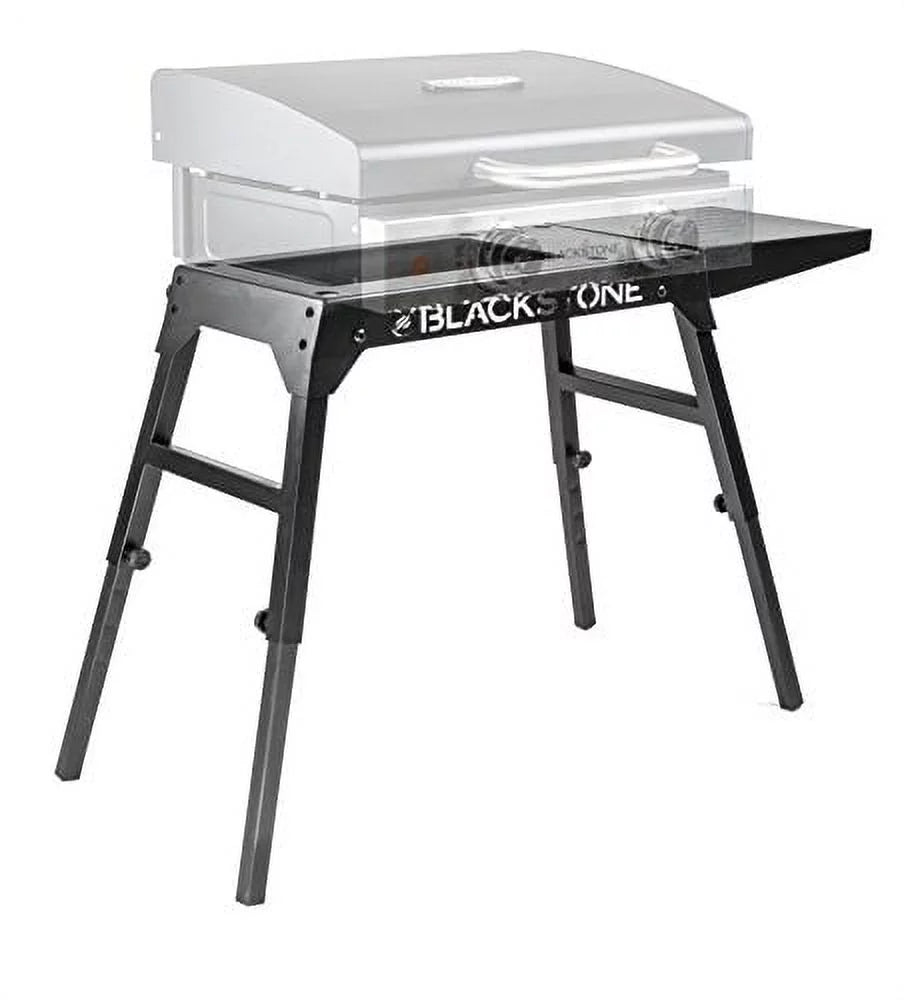 Universal Griddle Stand with Adjustable Leg and Side Shelf for 17" or 22" Table Top Griddle E72976