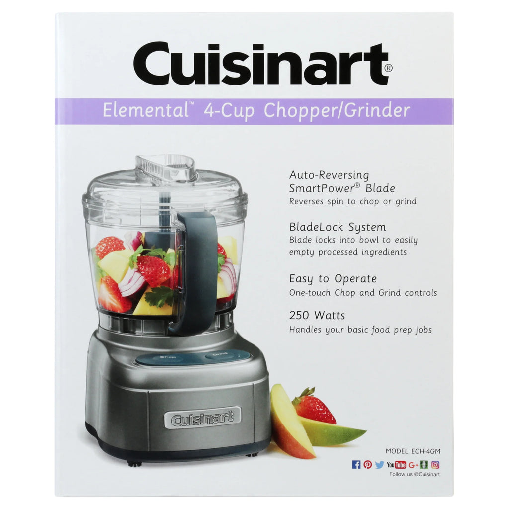 4-Cup Food Processor Chopper Grinder F781