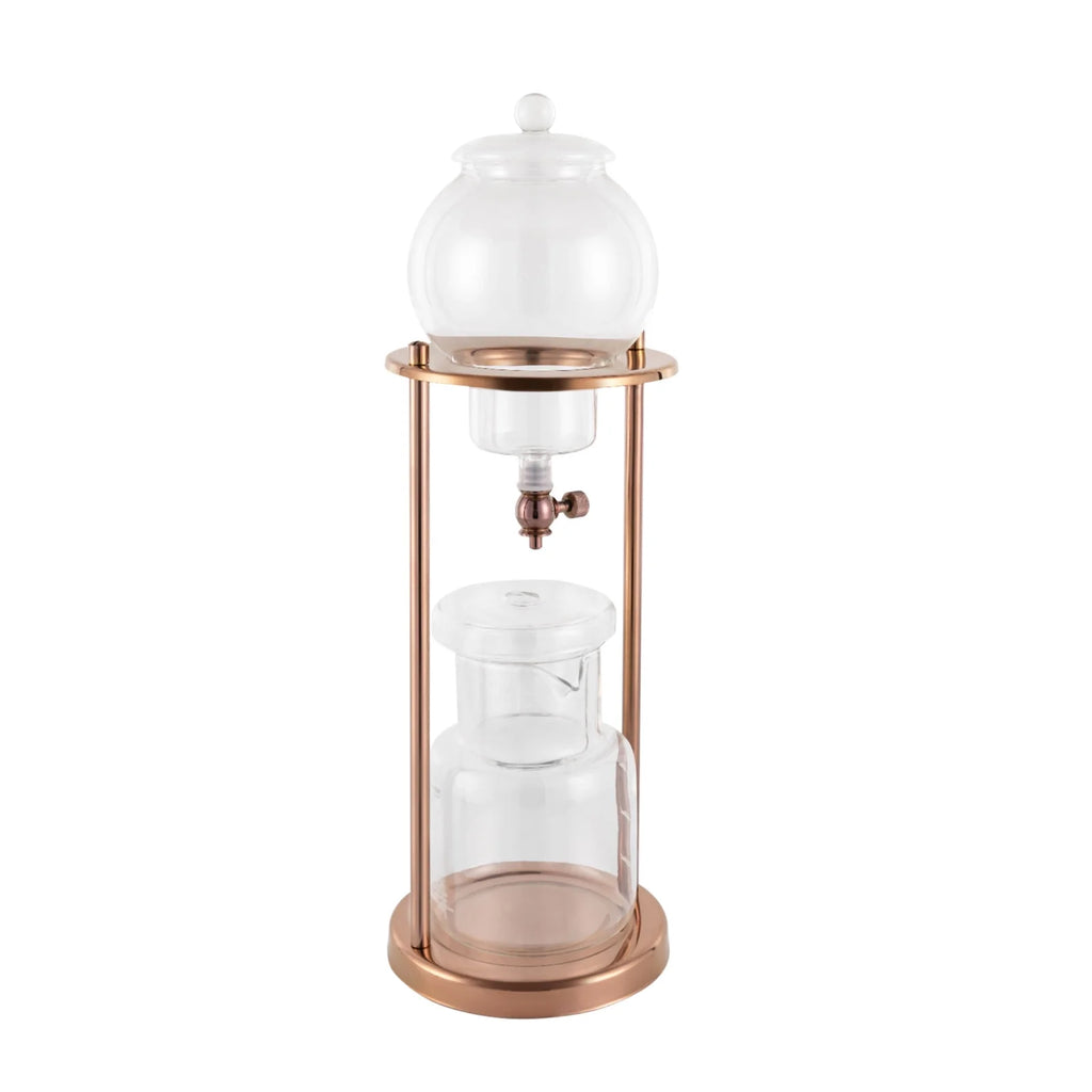 Cold Brew Coffee Maker Iced Dripper Pot 600ml Gold W1233