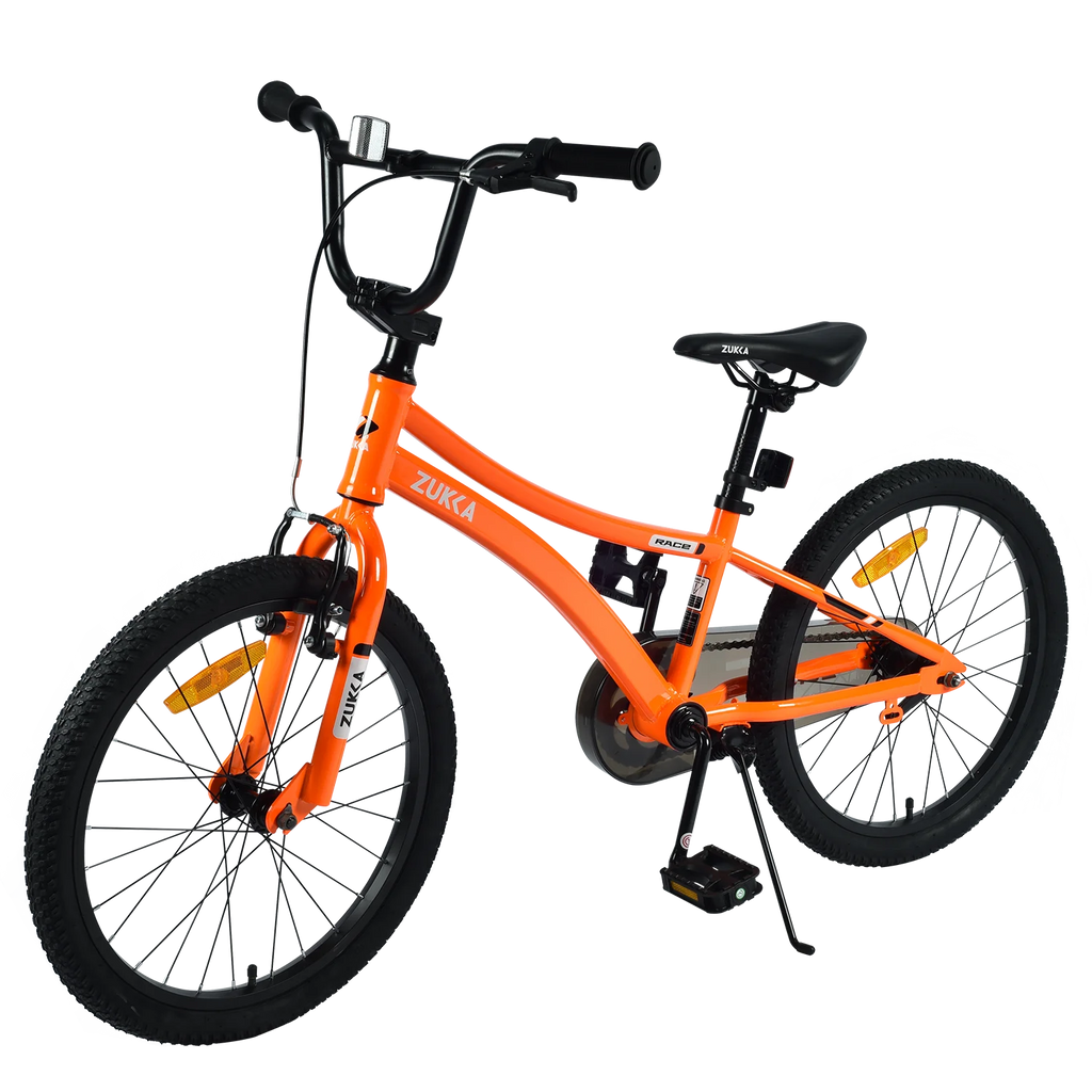 20 Inch Boys Bike for Kids Ages 7-10, Single Speed, Steel Frame, Orange J207351