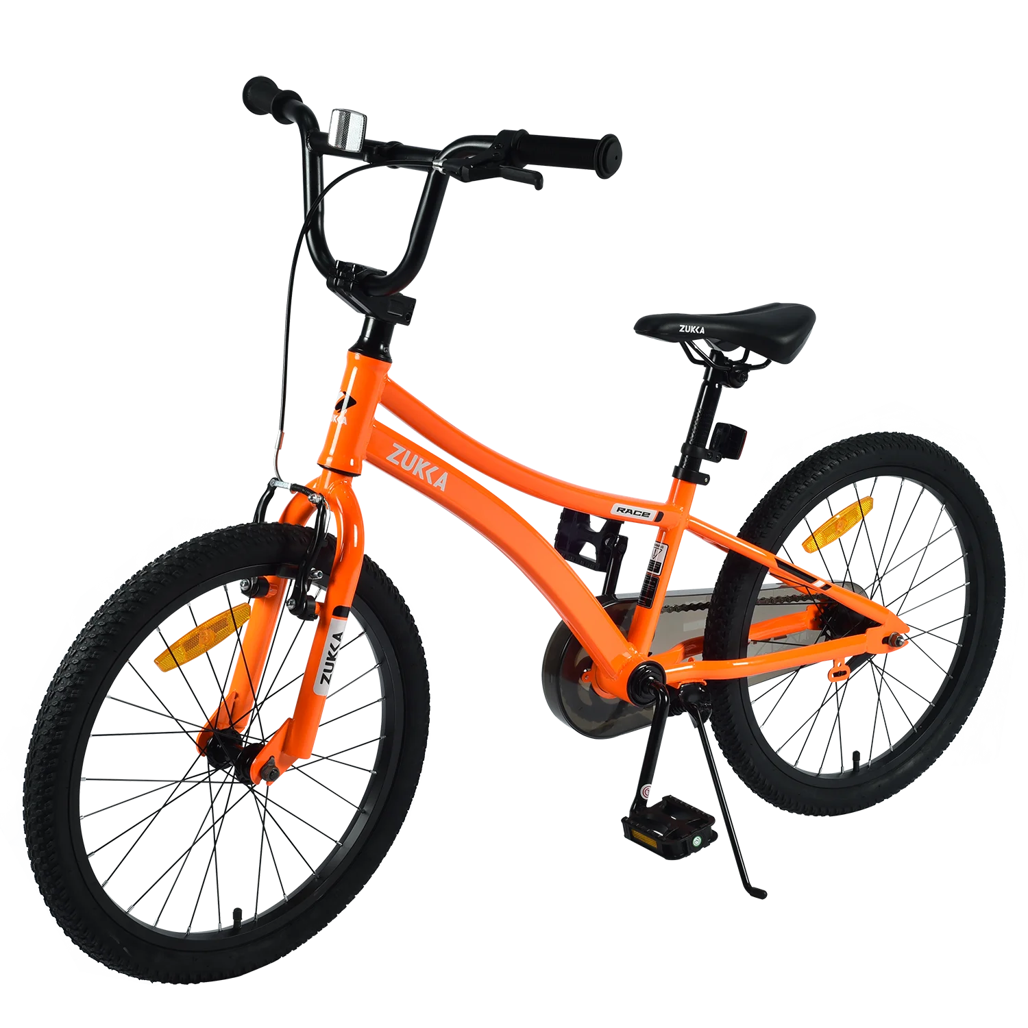 20 Inch Boys Bike for Kids Ages 7-10, Single Speed, Steel Frame, Orange J207351