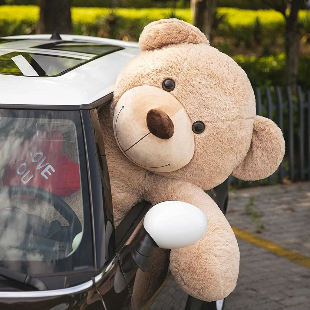 Giant Teddy Bear 6ft Stuffed Animal with Red Heart Y266