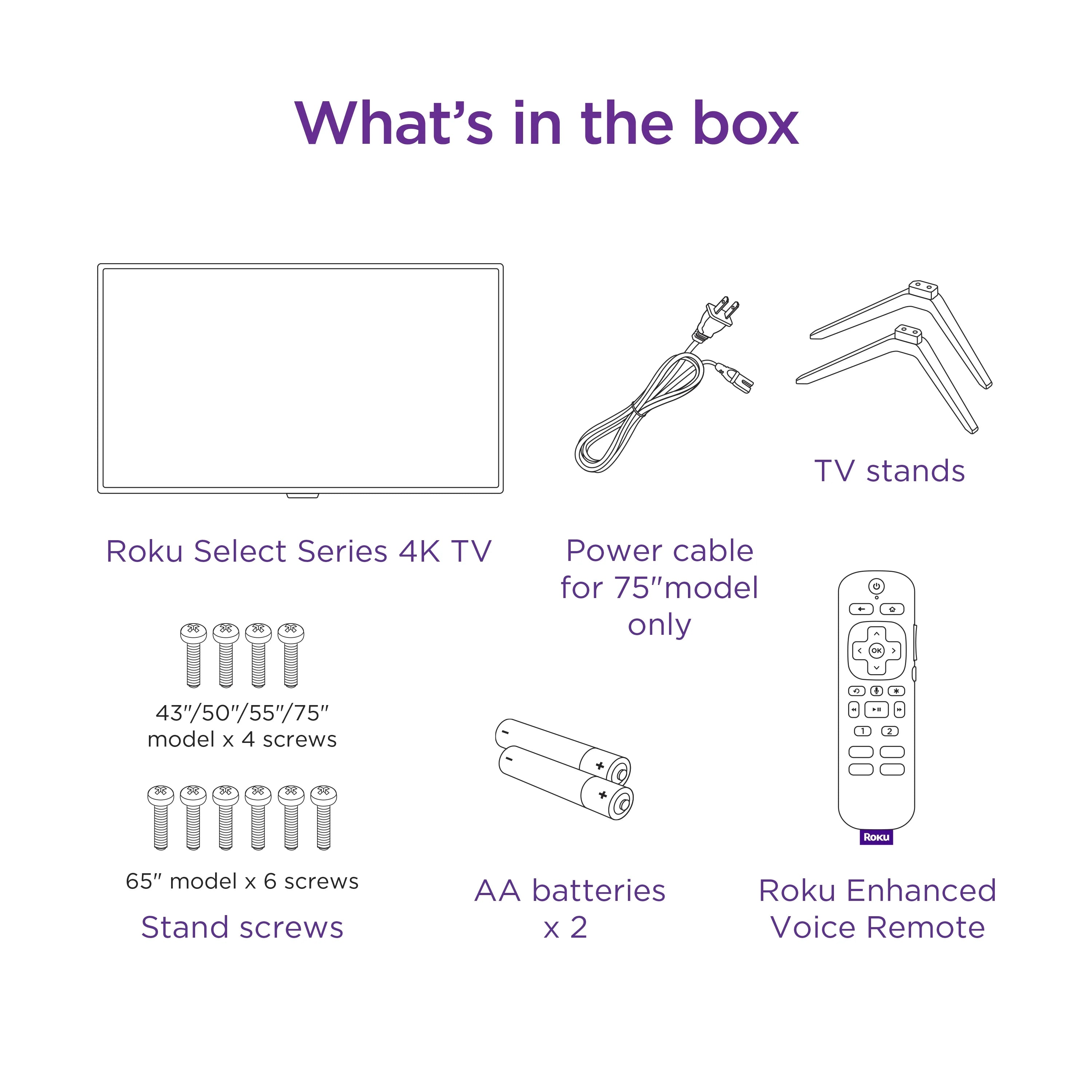 75" 4K HDR Smart TV with Voice Remote J784794