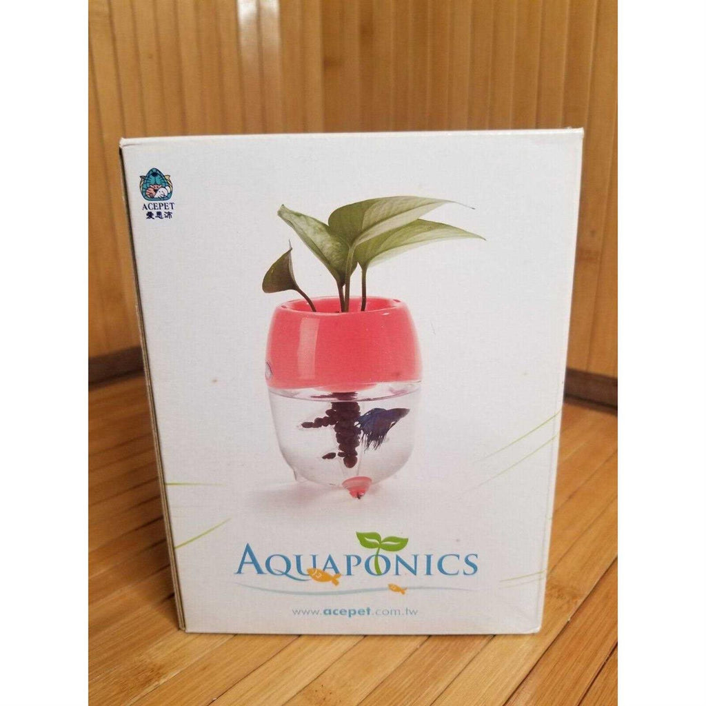 Aquaponic Fish Tank for Betta Fish with Water Garden Planter Top Lid A284