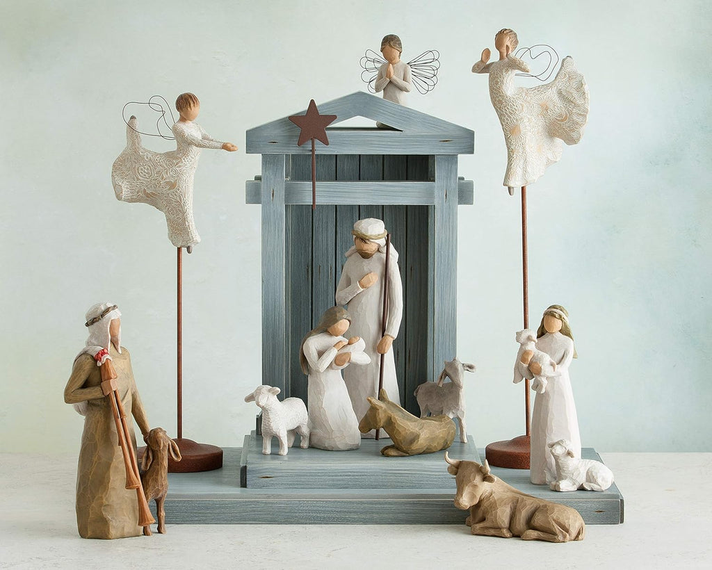 Nativity backdrop, hand-painted U66810