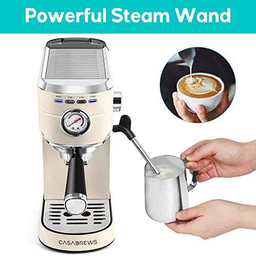 Espresso Machine 20 Bar with Milk Frother Steam Wand C494985