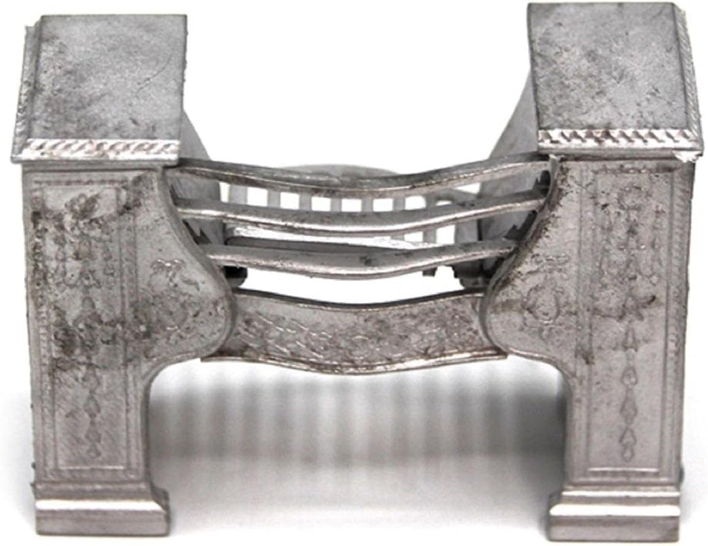 Dollhouse Cottage Hob Grate Kit Metal 1:24 Half Inch Scale Fireplace Accessory
