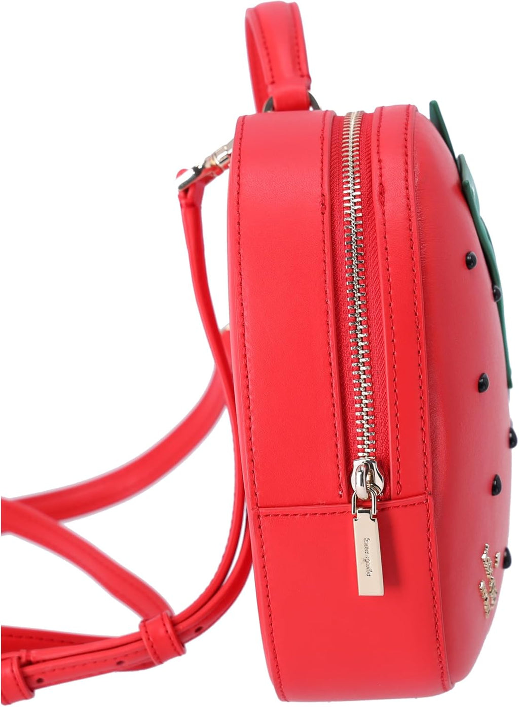 3D Strawberry Crossbody Puffy Leather Bag W29442