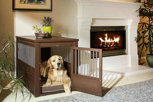 Pet Crate End Table, X-Large, Grey I3492
