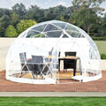 Bubble Tent Dome House Camping 12ft, Garden Outdoor Clear Shelter Geodesic 5-7 Person for Backyard Patios, Canopy Gazebos Screen House Room Lean to Greenhouse