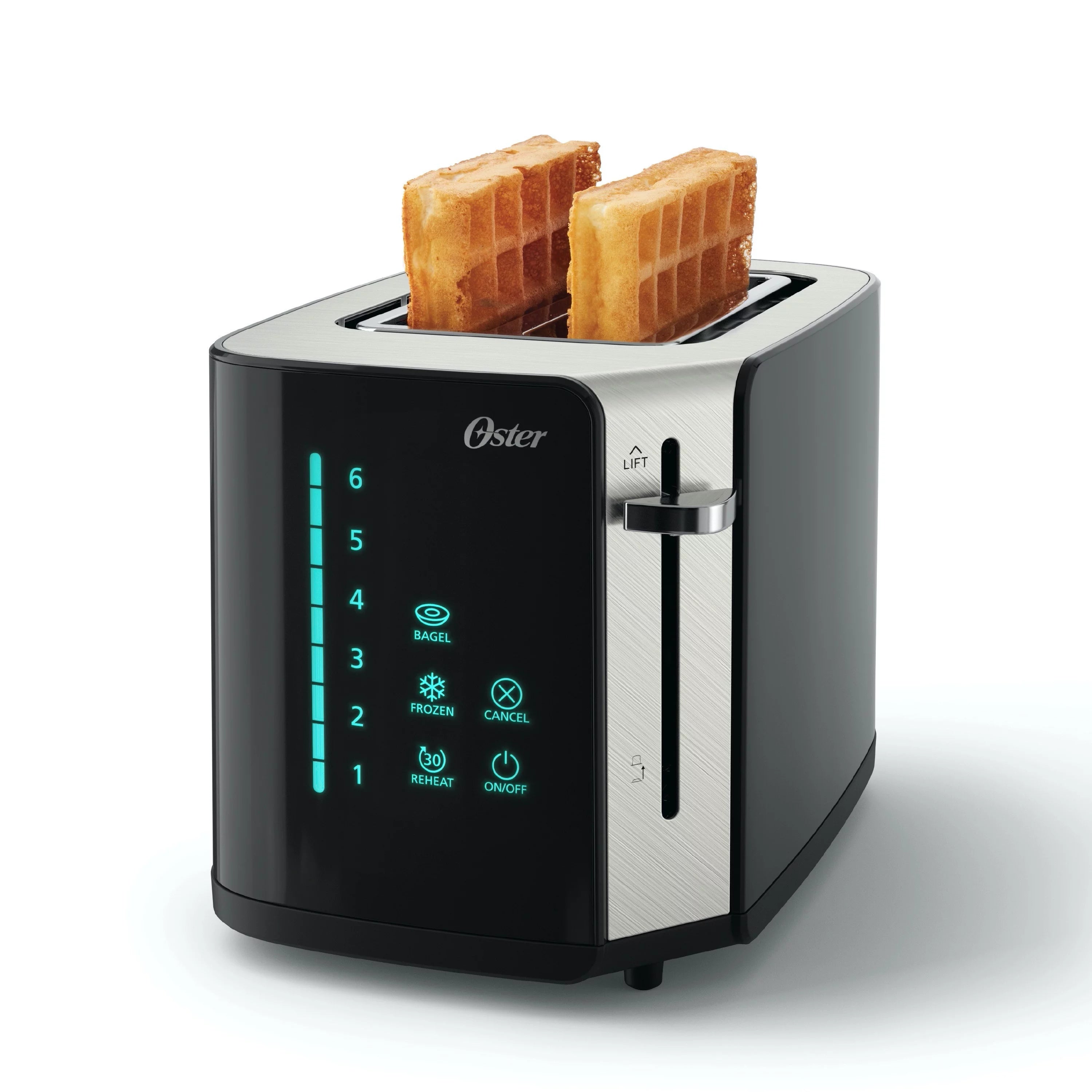 Oster® 2-Slice Touchscreen Toaster with Easy Touch Technology and Digital Countdown Timer, Stainless Steel