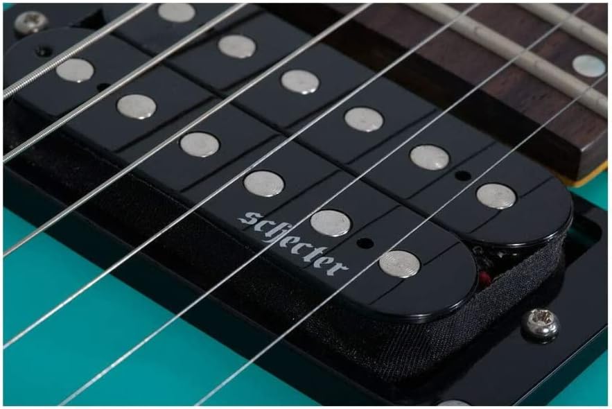 6-String Electric Guitar, Right-Hand, Satin Aqua J319