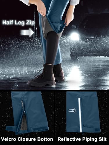 Packable Waterproof Hiking Rain Pants N4687