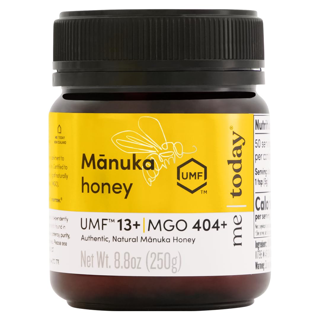 Me Today - Manuka Honey UMF 13+/MGO 404+ from New Zealand (8.8oz) Authentic, Raw & Unpasteurized