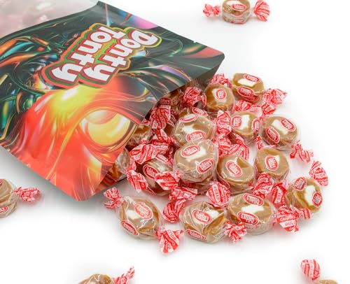 Caramel Creams Candy, Vanilla Flavor, Individually Wrapped, 1 lb Bulk Bag Y2496