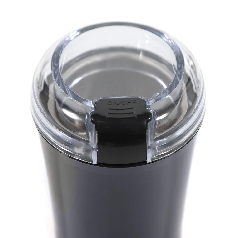 Electric Coffee Bean Grinder, Mini Portable Herb Grinder for Spices, Black O696643