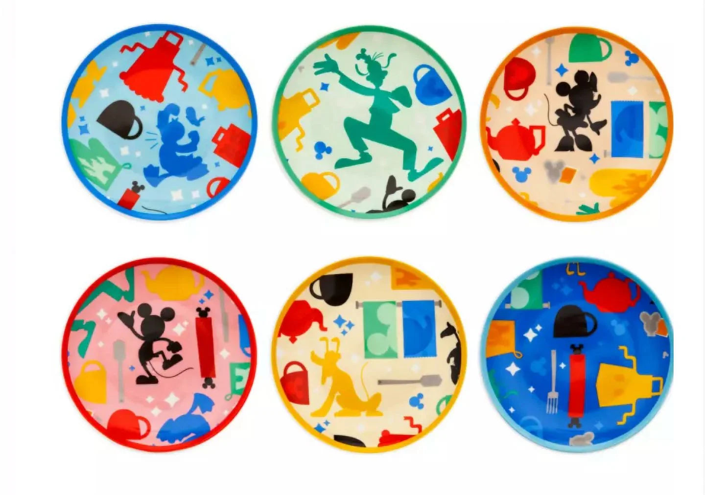 Mickey Mouse and Friends Tidbit Plates with Caddy Set S551892