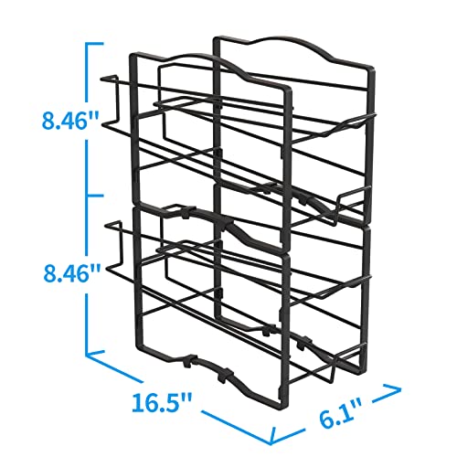 Stackable Soda Can Organizer Rack for Pantry, Refrigerator, Cabinet, 4 Pack Z22657