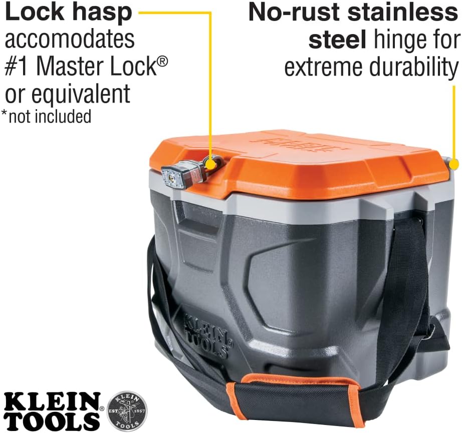 17-Quart Lunch Box Cooler, Holds 18 Cans, Seats 300 Lb L54780