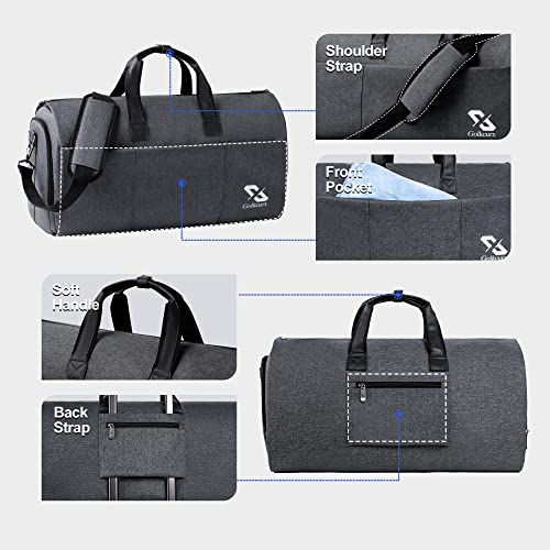 Convertible Garment Bag for Travel with Shoe Compartment T412721