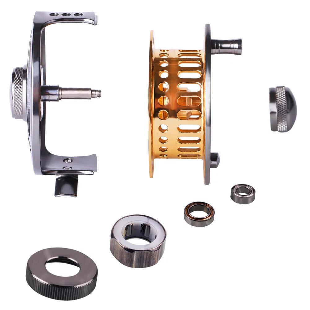 Fly Fishing Reel with CNC-Machined Aluminum Alloy Body L141