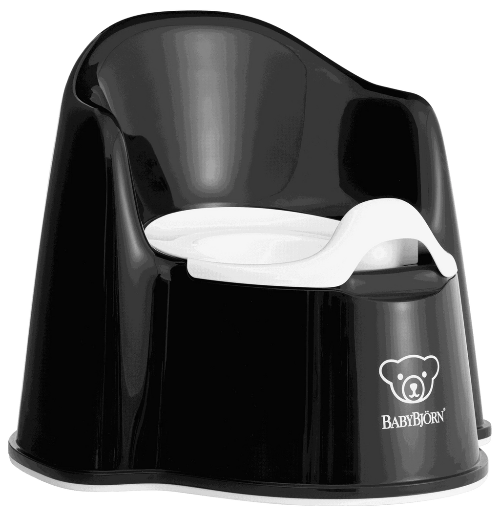 Potty Training Chair, Black/White Z80639