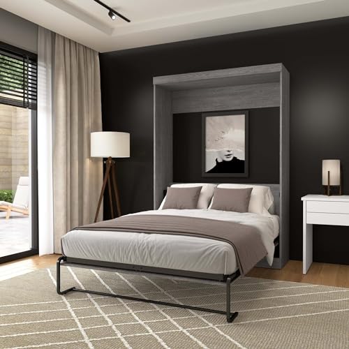 Murphy Bed in Bark Gray for Multipurpose Room Q727