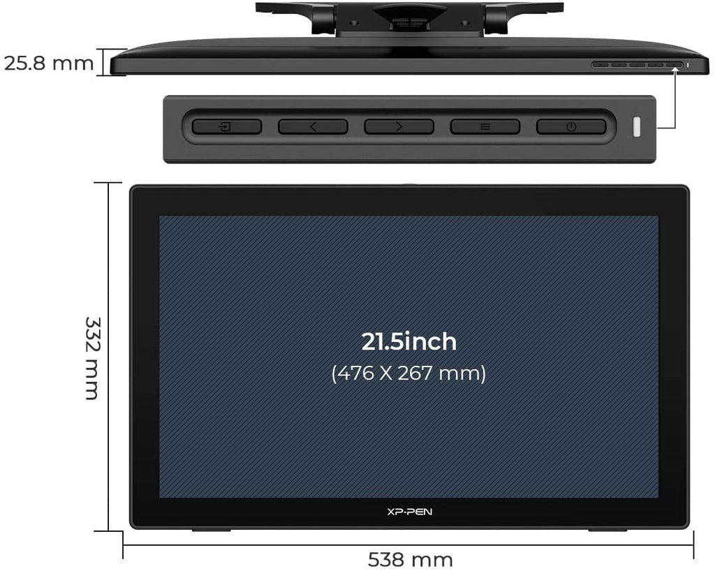 Graphics Tablet 21.5 Inch Drawing Display with Screen for Windows Mac Y659